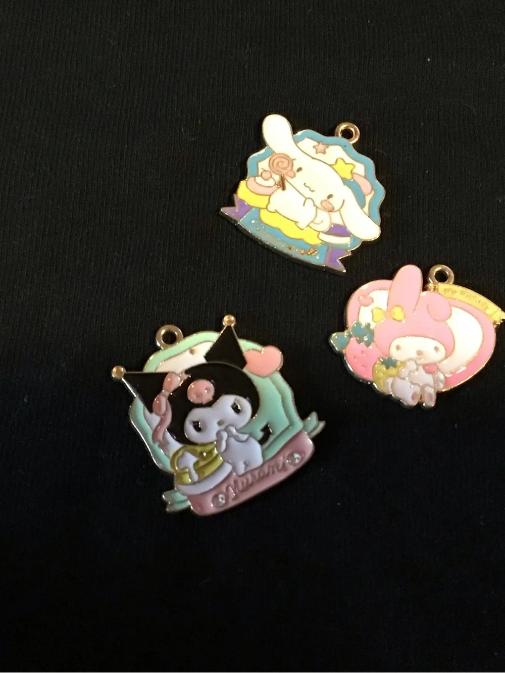 Sanrio Character Enamel mini magnet set - Pastel Multicolor